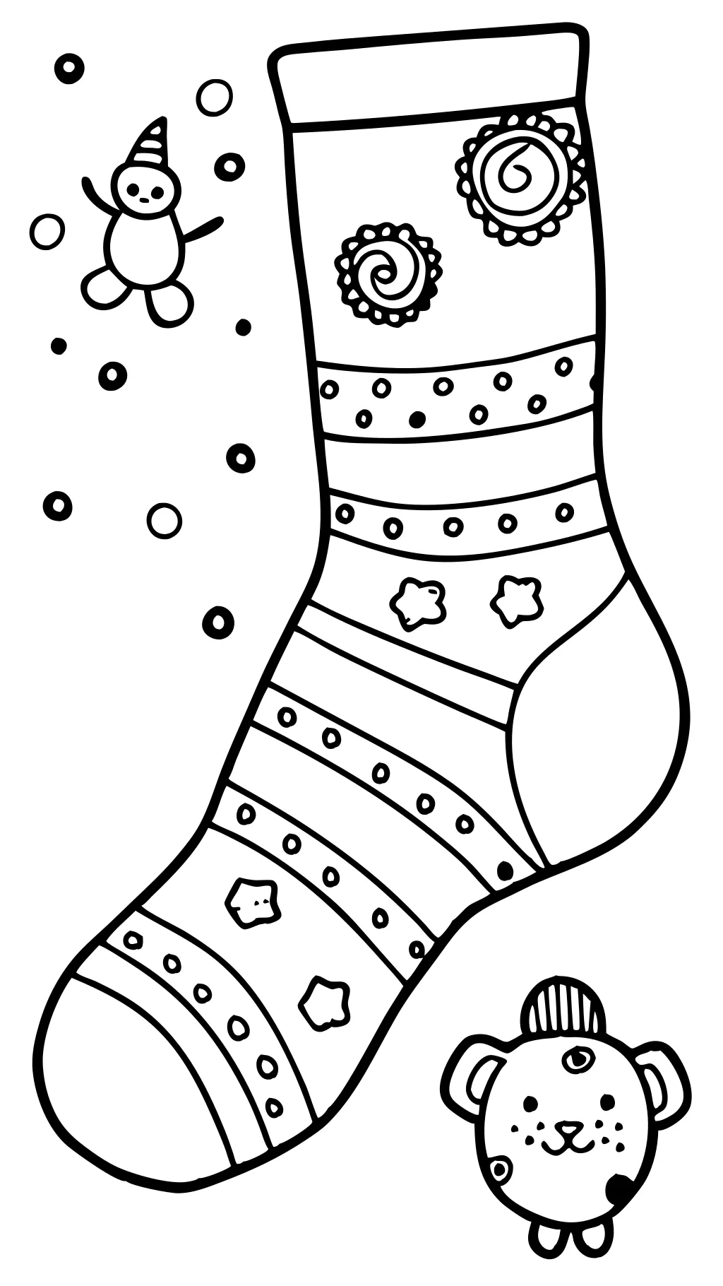 coloriage de chaussettes